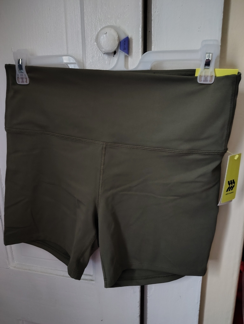 NWT All In Motion Women's High-Waist Active Shorts XXL